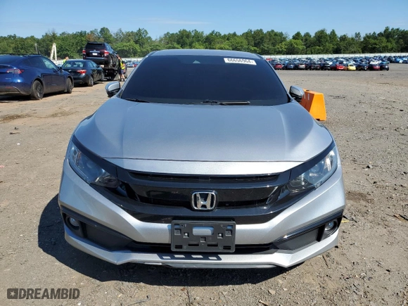 2021 Honda Civic Sedan Sport with VIN 19XFC2F81ME001987, listed as a Copart auction lot 84681344 with 72,911 mi miles and Salvage Title. Bid and sale history available at carsss.com. Image 5.