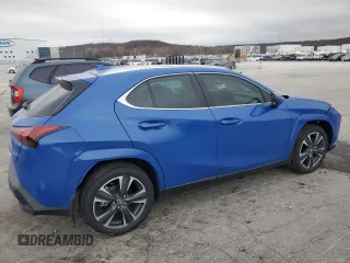 2025 Lexus UX with VIN JTHUCJDH7S2004454, listed as a Copart auction lot 84698594 with 9,684 mi miles and Salvage Title. Bid and sale history available at carsss.com. Image 3.