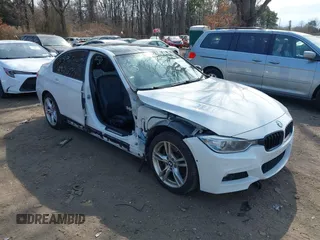 2015 BMW 3 Series 335i xDrive with VIN WBA3B9G56FNR94353, listed as a IAAI auction lot 41759393 with 121,136 mi miles and . Bid and sale history available at carsss.com. Image 1.