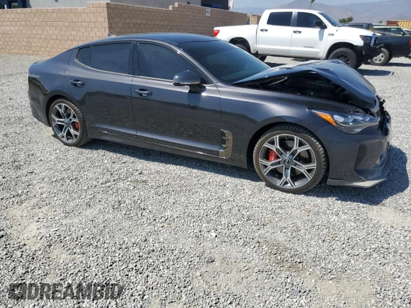 2021 Kia Stinger GT with VIN KNAE35LC6M6091744, listed as a Copart auction lot 69043364 with 44,319 mi miles and Salvage Title. Bid and sale history available at DreamBid. Image 4.
