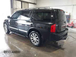 2008 Infiniti QX56 with VIN 5N3AA08C38N912820, listed as a IAAI auction lot 41659744 with 271,005 mi miles. Bid and sale history available at carsss.com. Image 3.
