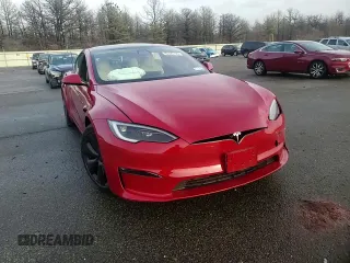 2022 Tesla Model S Plaid with VIN 5YJSA1E61NF488716, listed as a Copart auction lot 45325785 with Not provided miles and Salvage title. Bid and sale history available at DreamBid. Image 11.