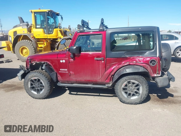 2013 Jeep Wrangler Sport with VIN 1C4AJWAG3DL608342, listed as a IAAI auction lot 41858662 with 118,504 mi miles and . Bid and sale history available at DreamBid. Image 14.