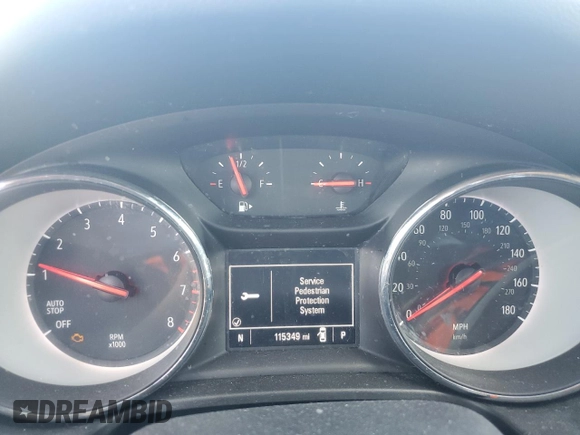 2019 Buick Regal Preferred with VIN W04GL6SX5K1004863, listed as a Copart auction lot 53769475 with 115,349 mi miles and Salvage title. Bid and sale history available at DreamBid. Image 9.