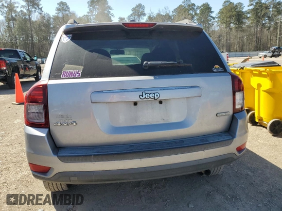 2017 Jeep Compass 75th Anniversary Edition with VIN 1C4NJDBB0HD144774, listed as a Copart auction lot 47979065 with 163,434 mi miles and Clean Title. Bid and sale history available at carsss.com. Image 6.