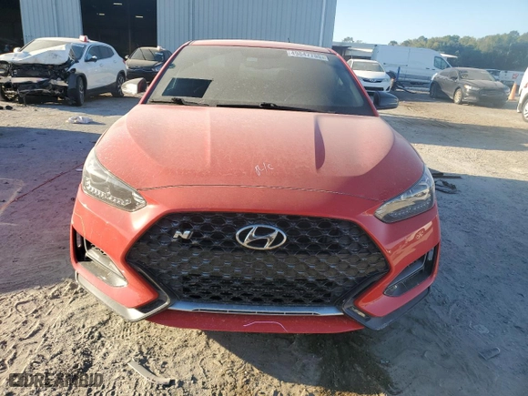 2020 Hyundai Veloster N with VIN KMHT36AH5LU005411, listed as a Copart auction lot 49847755 with 76,363 mi miles and Salvage Title. Bid and sale history available at carsss.com. Image 5.