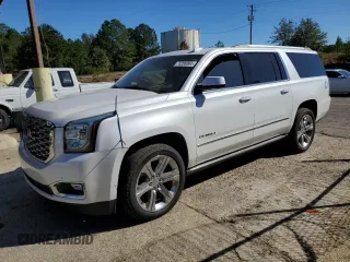 2019 GMC Yukon XL Denali with VIN 1GKS1HKJ3KR107881, listed as a Copart auction lot 75206064 with 86,295 mi miles and Salvage Title. Bid and sale history available at carsss.com. Image 1.
