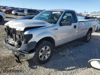 2013 Ford F-150 XL with VIN 1FTNF1EF0DKG19621, listed as a Copart auction lot 46440935 with 202,828 mi miles and Salvage Title. Bid and sale history available at carsss.com. Image 1.