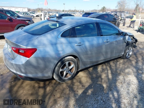 2016 Chevrolet Malibu LS with VIN 1G1ZB5STXGF186958, listed as a IAAI auction lot 41853475 with 163,387 mi miles and . Bid and sale history available at DreamBid. Image 4.