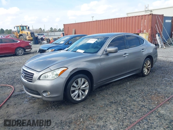 2011 Infiniti M with VIN JN1BY1AR2BM374001, listed as a IAAI auction lot 41544244 with 235,343 mi miles and . Bid and sale history available at DreamBid. Image 2.