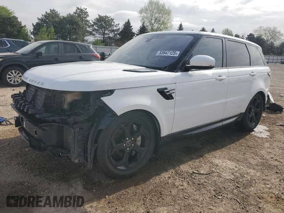 2019 Land Rover Range Rover Sport HSE with VIN SALWR2RV8KA837370, listed as a Copart auction lot 53947125 with 78,688 mi miles and Salvage title. Bid and sale history available at DreamBid. Image 1.