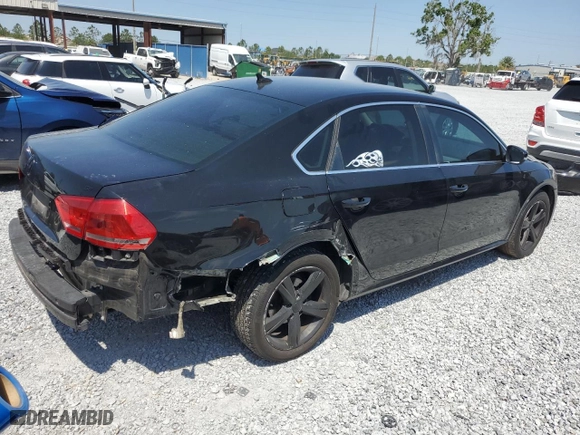 2013 Volkswagen Passat SE w/Sunroof with VIN 1VWBH7A3XDC136009, listed as a Copart auction lot 52709495 with 148,565 mi miles and Non Repairable. Bid and sale history available at carsss.com. Image 3.
