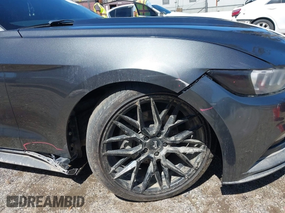 2016 Ford Mustang V6 with VIN 1FA6P8AM8G5303617, listed as a IAAI auction lot 41861943 with 161,572 mi miles and . Bid and sale history available at carsss.com. Image 6.
