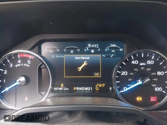 2017 Ford F-250 Lariat with VIN 1FT7W2BTXHEB52267, listed as a IAAI auction lot 41359500 with 187,467 mi miles and . Bid and sale history available at DreamBid. Image 7.
