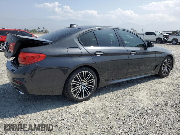 2017 BMW 5 Series 540i with VIN WBAJE5C32HG915361, listed as a Copart auction lot 59996755 with 45,421 mi miles and Salvage title. Bid and sale history available at DreamBid. Image 3.