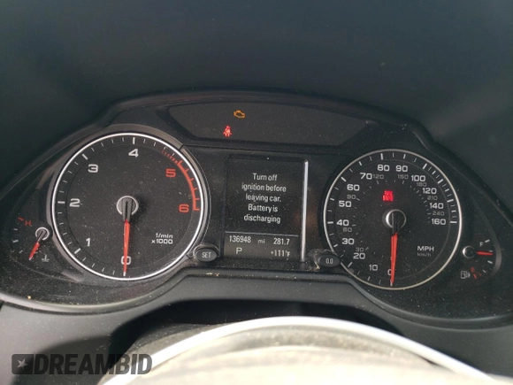 2014 Audi Q5 Prestige with VIN WA1VMAFP0EA080531, listed as a Copart auction lot 56994324 with 136,948 mi miles and Salvage title. Bid and sale history available at DreamBid. Image 9.