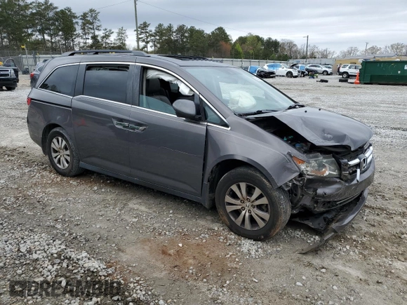 2016 Honda Odyssey EX-L with VIN 5FNRL5H60GB085888, listed as a Copart auction lot 50439075 with 167,129 mi miles and Salvage Title. Bid and sale history available at carsss.com. Image 4.