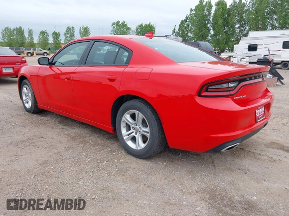 2023 Dodge Charger SXT z VIN 2C3CDXBGXPH511066, wystawiony jako IAAI lot #42403542 z przebiegiem 59 101 mil mil oraz . Historia ofert i sprzedaży dostępna na DreamBid. Obrazek 3.