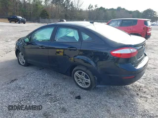 2019 Ford Fiesta SE with VIN 3FADP4BJ9KM118340, listed as a IAAI auction lot 41613597 with 95,530 mi miles. Bid and sale history available at carsss.com. Image 3.