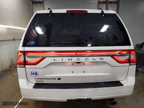 2017 Lincoln Navigator L Select with VIN 5LMJJ3JT2HEL01890, listed as a Copart auction lot 87459604 with 111,505 mi miles and Salvage Title. Bid and sale history available at carsss.com. Image 6.