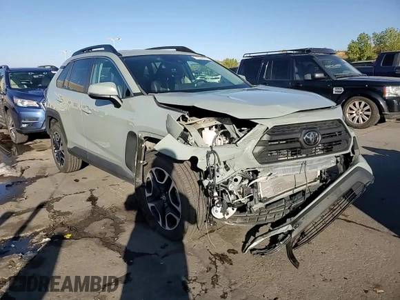 2019 Toyota RAV4 Adventure with VIN 2T3J1RFV3KC008618, listed as a Copart auction lot 74594424 with 41,722 mi miles and Salvage title. Bid and sale history available at DreamBid. Image 14.