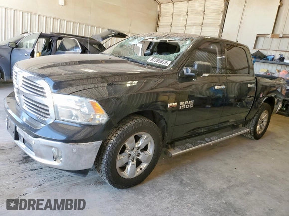 2016 Ram 1500 Lone Star with VIN 1C6RR6LT9GS159191, listed as a Copart auction lot 62209625 with 202,696 mi miles and Salvage title. Bid and sale history available at DreamBid. Image 1.