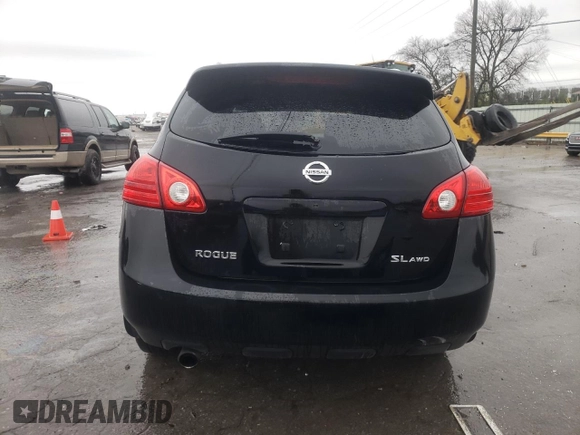 2009 Nissan Rogue SL with VIN JN8AS58VX9W431388, listed as a Copart auction lot 51085395 with 255,041 mi miles and Salvage Title. Bid and sale history available at carsss.com. Image 6.