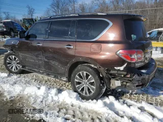 2020 Nissan Armada SL with VIN JN8AY2NCXL9619950, listed as a Copart auction lot 87454064 with 112,086 mi miles and Salvage Title. Bid and sale history available at carsss.com. Image 2.