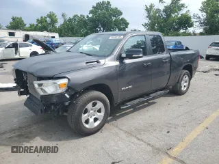 2022 Ram 1500 Big Horn z VIN 1C6SRFBT6NN159941, wystawiony jako Copart lot #59280195 z przebiegiem 52 864 mil mil oraz Szkoda całkowita • Salvage title. Historia ofert i sprzedaży dostępna na DreamBid. Obrazek 1.