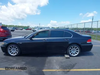 2005 BMW 7 Series 745Li with VIN WBAGN63545DS59212, listed as a IAAI auction lot 42510606 with 124,395 mi miles and . Bid and sale history available at DreamBid. Image 15.