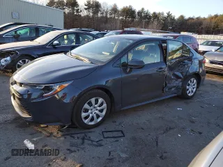 2024 Toyota Corolla LE with VIN JTDB4MEE3R3020196, listed as a Copart auction lot 47621345 with 44,326 mi miles and Salvage title. Bid and sale history available at DreamBid. Image 1.