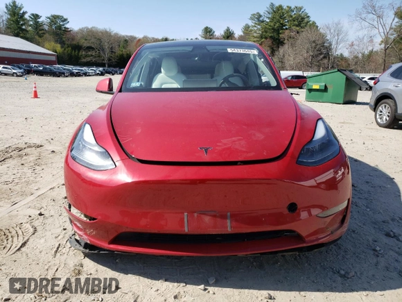 2020 Tesla Model Y Long Range z VIN 5YJYGDEE2LF040404, wystawiony jako Copart lot #54373645 z przebiegiem 40 981 mil mil oraz Szkoda całkowita • Salvage title. Historia ofert i sprzedaży dostępna na DreamBid. Obrazek 5.
