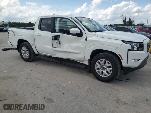 2024 Nissan Frontier SV with VIN 1N6ED1EJ9RN610607, listed as a Copart auction lot 71346354 with 122 mi miles and Non Repairable. Bid and sale history available at carsss.com. Image 4.