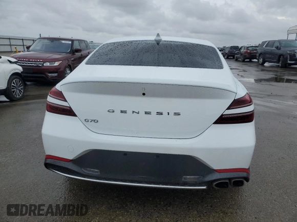 2022 Genesis G70 2.0T z VIN KMTG34TA1NU102975, wystawiony jako Copart lot #47460345 z przebiegiem 30 029 mil mil oraz Szkoda całkowita • Salvage title. Historia ofert i sprzedaży dostępna na DreamBid. Obrazek 6.