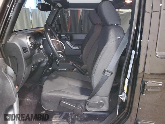 2018 Jeep Wrangler JK Unlimited Sport S with VIN 1C4HJWDG6JL821579, listed as a Copart auction lot 87313354 with 29,691 mi miles and Salvage Title. Bid and sale history available at carsss.com. Image 7.