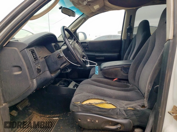2001 Dodge Dakota Sport z VIN 1B7GL2AN51S118157, wystawiony jako Copart lot #58797325 z przebiegiem 147 765 mil mil oraz Szkoda całkowita • Salvage title. Historia ofert i sprzedaży dostępna na DreamBid. Obrazek 7.