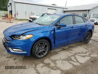 2018 Ford Fusion SE с VIN 3FA6P0HD4JR268442, выставлен на аукционе Copart как лот 58789275 с пробегом 95 396 миль миль и Списание • Salvage title. История ставок и продаж доступна на DreamBid. Изображение 1.