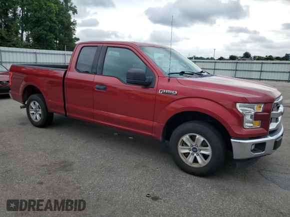 2017 Ford F-150 XL with VIN 1FTEX1C81HFC79573, listed as a Copart auction lot 62853545 with 234,740 mi miles and Salvage title. Bid and sale history available at DreamBid. Image 4.