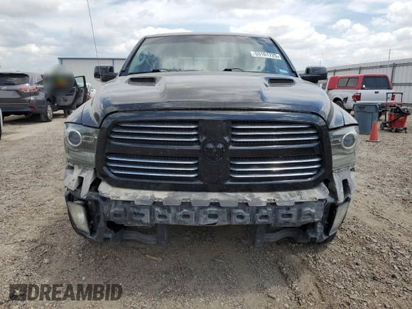 2016 Ram 1500 Sport with VIN 1C6RR6MT2GS278229, listed as a Copart auction lot 53161725 with 234,019 mi miles and Salvage title. Bid and sale history available at DreamBid. Image 5.