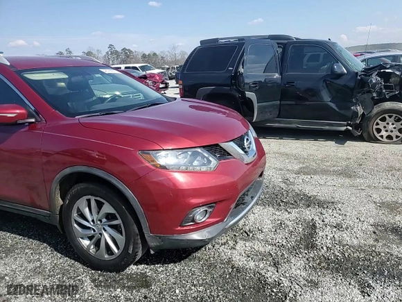 2015 Nissan Rogue SV with VIN 5N1AT2MT1FC833384, listed as a Copart auction lot 48799915 with 127,040 mi miles and Salvage Title. Bid and sale history available at carsss.com. Image 13.