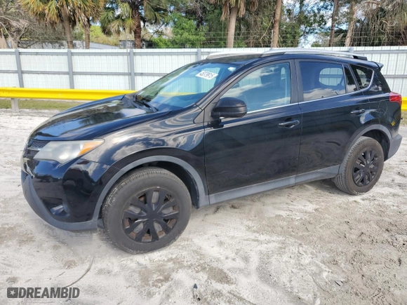 2014 Toyota RAV4 LE with VIN 2T3BFREV5EW146252, listed as a Copart auction lot 45379915 with 120,502 mi miles and Salvage Title. Bid and sale history available at carsss.com. Image 1.