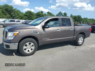 2017 Nissan Titan SV z VIN 1N6AA1EJ9HN543447, wystawiony jako Copart lot #57622105 z przebiegiem 105 975 mil mil oraz Nie do naprawy. Historia ofert i sprzedaży dostępna na DreamBid. Obrazek 1.