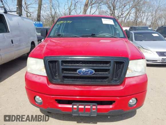 2007 Ford F-150 STX with VIN 1FTRX12W57FB47934, listed as a IAAI auction lot 41913194 with 159,778 mi miles and . Bid and sale history available at DreamBid. Image 12.