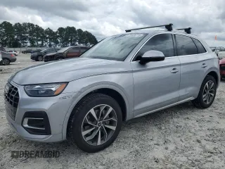 2021 Audi Q5 Premium with VIN WA1AAAFY8M2092144, listed as a Copart auction lot 59856715 with 65,098 mi miles and Salvage title. Bid and sale history available at DreamBid. Image 1.
