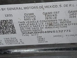2022 Chevrolet Blazer LT with VIN 3GNKBHR49NS132771, listed as a IAAI auction lot 41543277 with 28,018 mi miles and . Bid and sale history available at DreamBid. Image 9.