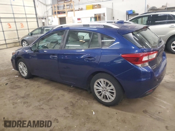 2018 Subaru Impreza Premium с VIN 4S3GTAB65J3711755, выставлен на аукционе Copart как лот 57759935 с пробегом 86 666 миль миль и Списание • Salvage title. История ставок и продаж доступна на DreamBid. Изображение 2.