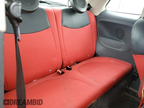 2012 FIAT 500 Pop with VIN 3C3CFFAR5CT382498, listed as a Copart auction lot 61175555 with 154,669 mi miles and Salvage title. Bid and sale history available at DreamBid. Image 10.