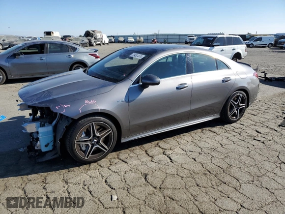 2020 Mercedes-Benz CLA with VIN W1K5J5BB3LN087873, listed as a Copart auction lot 70432474 with 20,085 mi miles and Salvage Title. Bid and sale history available at carsss.com. Image 1.
