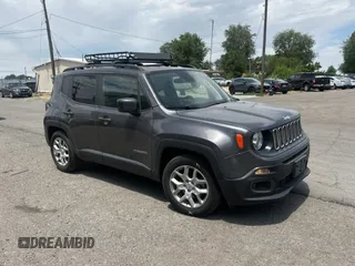2018 Jeep Renegade Latitude with VIN ZACCJABB1JPJ13172, listed as a Copart auction lot 63663095 with 101,574 mi miles and Clean title. Bid and sale history available at DreamBid. Image 1.