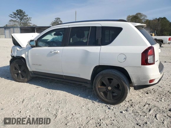 2015 Jeep Compass High Altitude Edition with VIN 1C4NJDEB0FD436451, listed as a Copart auction lot 45727495 with 0 mi miles and Non Repairable. Bid and sale history available at carsss.com. Image 2.